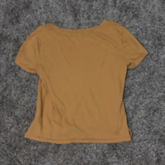 mustard yellow top - Picture 2 of 3